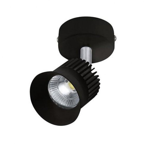 Світильник BEYRUT потолочний направляючий корпус метал COB LED 5W чорний 4200K HOROZ, 017-001-0005-020, 4200