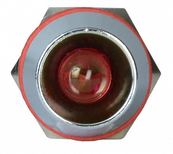 Сигнальна арматура AD22C-6 червона 220V AC
