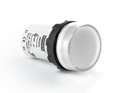 Моноблочна світлосигнальна арматура MBSD220B світлодіодна 220В біла (плоске скло) EMAS