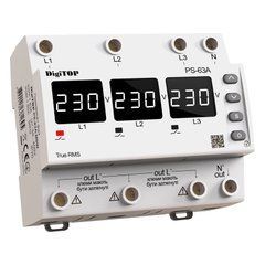 Перемикач фаз PS-63A M6W DigiTOP (білий)