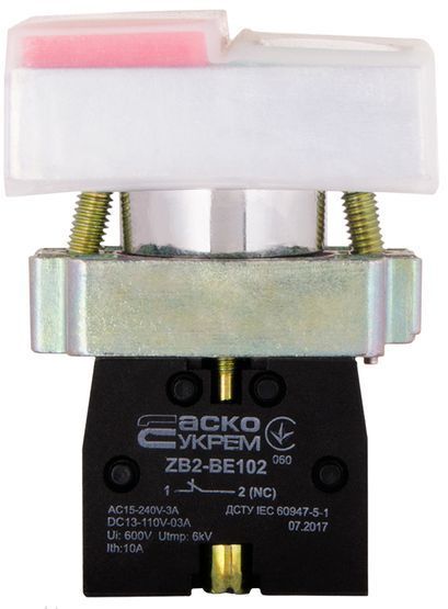 XB2-BL9425 Кнопка подвійна "Старт/Стоп" 1NO+1NC АСКО