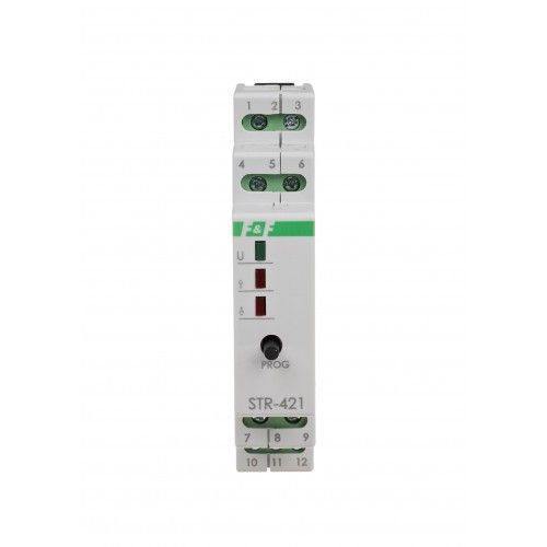 Реле керування ролетами STR-421 напруга 230V AC, двокнопочне F&F