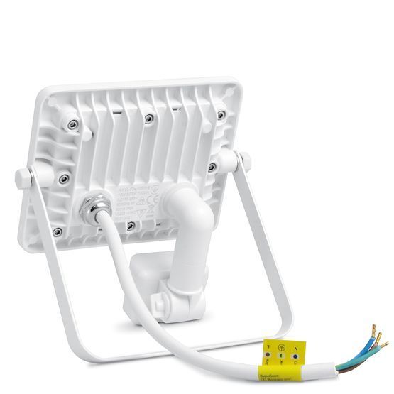 LED прLED прожектор VIDEX F2e 10W 5000K с датчиком движения и осветленности, 25878, VL-F2e105W-S, 5000