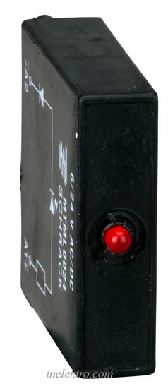 Модуль червоного світлодіода для гнізд MT 6-24В AC/DC Schrack