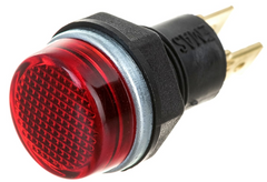 Сигнальная арматура S140NK2 14мм с лампой 24В красная EMAS