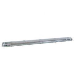 Корпус під лампу (2*18w) 120 см Т8 вологозахищений "PROFIX-T-120D" з лампою, 6