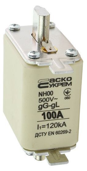 Предохранитель ножевой с плавкой вставкой NH00 100A gG АСКО