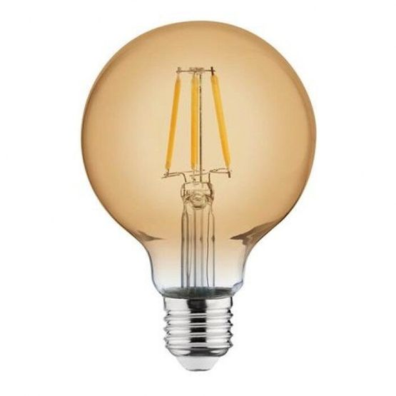 Лампа FILAMENT LED Шар 6W 2200K E27 RUSTIC GLOBE-6 172мм HOROZ, 001-030-0006-010, 2200