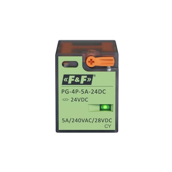 Інтерфейсное реле F&F PG-4P-5A-24DC
