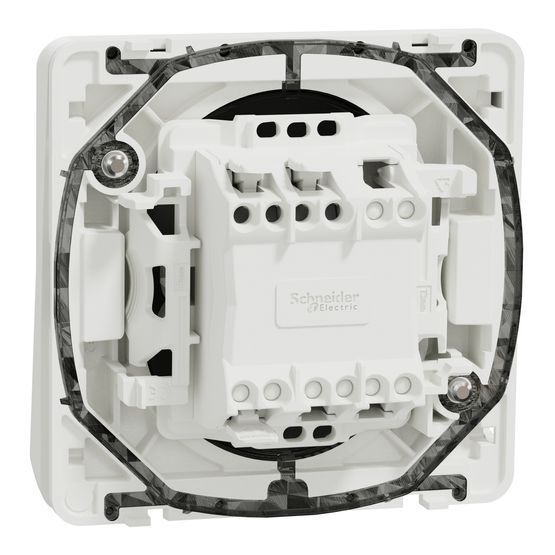 Механізм перемикача IP55 Mureva Styl, білий
