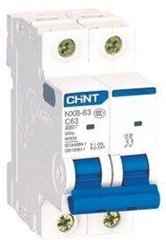 Автоматичний вимикач NXB-63 2п C4 6kA Chint