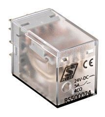 RS500024-- Реле мініатюрне 4п.к. 5А 24В DC Schrack