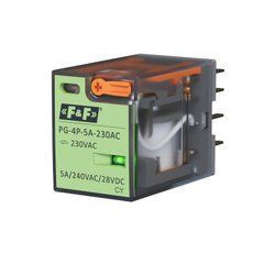 Інтерфейсное реле F&F PG-4P-5A-230AC