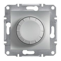 Светорегулятор поворотный 20-315VA. Алюминий EPH6600161 Asfora plus Schneider Electric, 10073, Алюминий