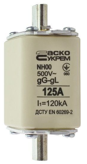 Предохранитель ножевой с плавкой вставкой NH00 125A gG АСКО