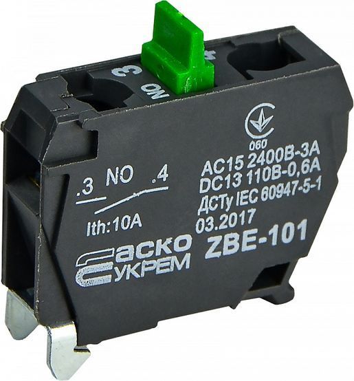 ZBE-101 N/О Контакт до постів керування XAL-D