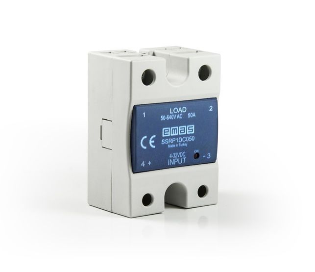 Твердотільні реле 50А АС, SSRP1DC050 напруга навантаження 50-640VAC EMAS