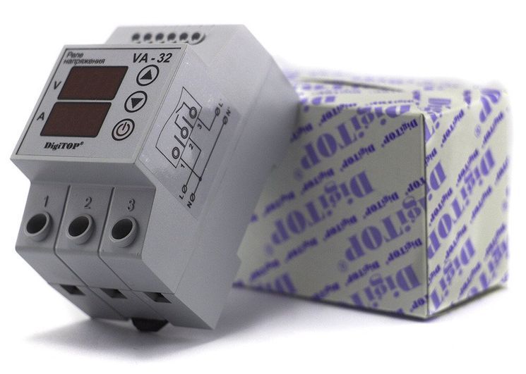 Реле напруги з контролем току VА-32А DigiTOP