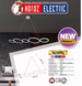 Люстра LED "OLYMPIC" 45W чорна, Хром, 7