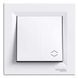 Переключатель одинарный проходной EPH0400121 белый ASFORA Schneider Electric, 0624, Белый