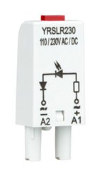 Модуль красного светодиодна для гнезд YRS, 6-24В/DC, защитный диод (А1+/А2-) Schrack