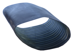 Термоусаджувальна трубка з клейовим шаром d 100мм чорна шт.(1м)