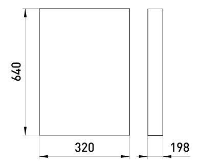 Ящик ЯРП-250А, рубильник розривний BP32-35B31250 IP54, 250