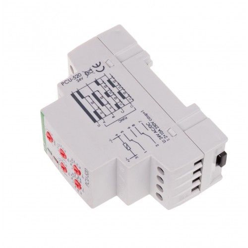 Реле часу PCU-520-24V, багатофункційне, двійне
