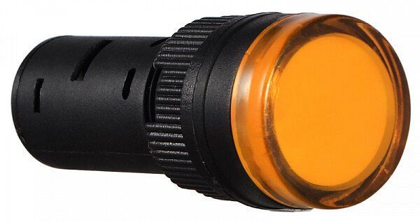 Сигнальна арматура AD16-16DS жовта 24V АC/DC