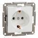 Розетка с заземлением EPH2970121 белая ASFORA Schneider Electric без рамки, Белый