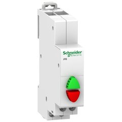 Кнопка управління iPB червона/зелена 1НЗ/1НО Schneider Electric, 20346