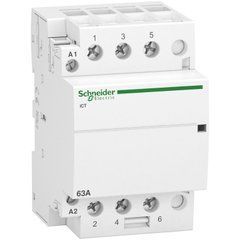Модульный контактор iCT63A 3НО 220/240В АС 50ГЦ Schneider Electric, 10261, 230V АС
