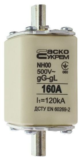 Предохранитель ножевой с плавкой вставкой NH00 160A gG АСКО