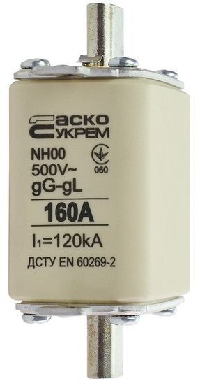 Предохранитель ножевой с плавкой вставкой NH00 160A gG АСКО