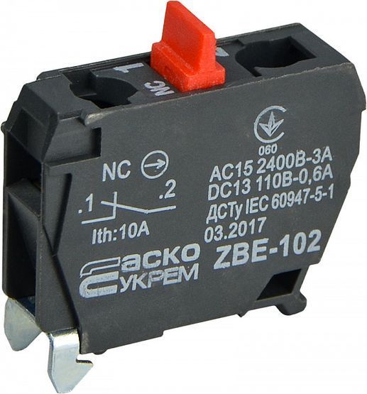 ZBE-102 N/C Контакт до постів керування XAL-D