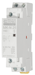 Модульный контактор MK-N 1P 25A 1NO 220V АСКО, 230V АС