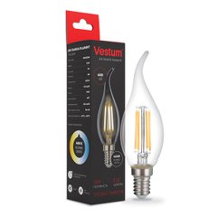 Світлодіодна філаментна лампа Vestum С35Т Е14 5Вт 220V 4100К 1-VS-2409, 4100