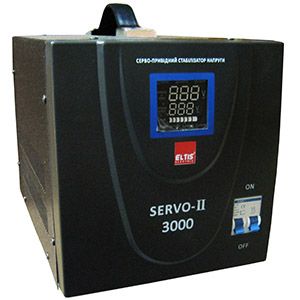 SERVO-II-SVC-3000VA LED цифровий стабілізатор напруги 3000ВА 1-фазний Eltis Electric