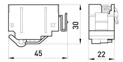 Дополнительный сигнальный контакт e.industrial.ukm.60.B