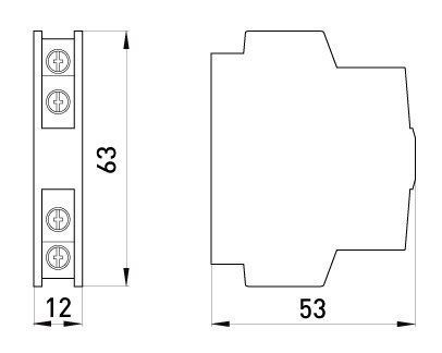 Додатковий контакт e.industrial.au.11lr, 1no+1nc