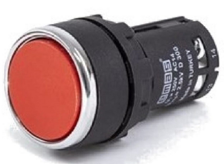 Моноблок кнопка червона (1НО+1НЗ) MB102DK, EMAS