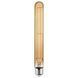 Лампа FILAMENT LED Тубе 6W 2200K E27 RUSTIC TUBE-6 185мм HOROZ, Прозрачный с янтарным отливом, 001-033-0006-010, 2200, 79