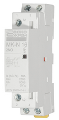 Модульный контактор MK-N 2P 16A 2NO 220V, 230V АС
