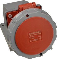 Розетка стационарная 5P 32A IP67, 3P+N+PE UCombi АСКО