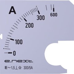 Шкала для амперметра щитового e.meter72.a300.scale AC 300A