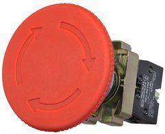 XB2-BS642 Кнопка грибок Повернення поворотом. d60mm АСКО