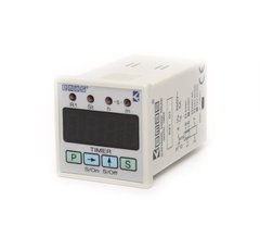 Таймер цифровий RZ1D1B-5 багатофункціональний з затримкою 0.1с-99.59ч 220В AC EMAS