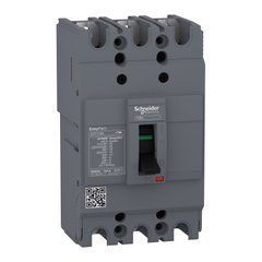 Автоматичний вимикач EZC100N 3P 15кА 63А з тепломагн. розчеплювачем Schneider