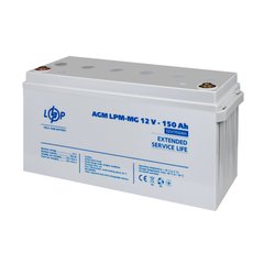 Акумулятор мультигелевий LPM-MG 12V - 150 Ah LogicPower