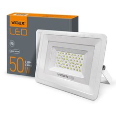 LED прожектор PREMIUM 50W 5000K белый VIDEX, 23577, VL-F505W, 5000